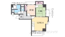 ルー・エーベル常光寺壱番館間取り図面