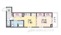 ヒカルサ京都梅津東間取り図面