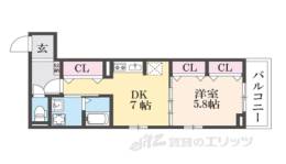 ヒカルサ京都梅津東間取り図面