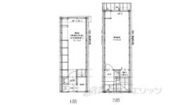 上鳥羽仏現寺町40-6テナント間取り図面