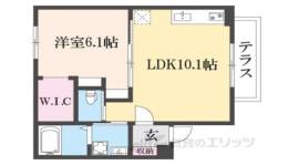クレスト大戌亥３号館間取り図面