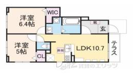 ソレイユいぬい間取り図面