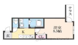 フジパレス今津中ウエスト間取り図面