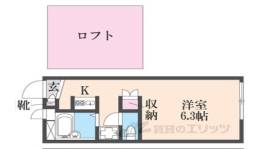 レオパレスヴィラ２間取り図面