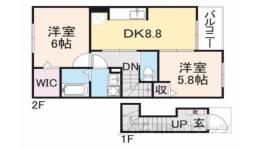 ベル・プロヴァンス　１間取り図面