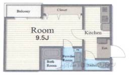 Ｒｉｔａ椥辻間取り図面