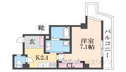 ＯＮＬＹＯＮＥ伊丹駅前間取り図面