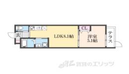 LEI椥辻間取り図面