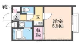 レオパレスハナテン２番館間取り図面