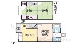 本宮2丁目28-2貸家間取り図面