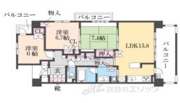 ハイネスクラウズ山科音羽間取り図面
