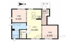 ベルメゾン市役所東Ｃ間取り図面