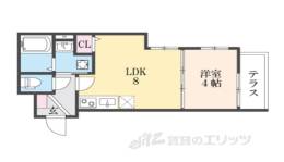 フラッツ六地蔵間取り図面