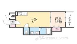 フラッツ六地蔵間取り図面