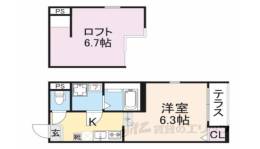 ハーモニーテラスフォース椥辻間取り図面