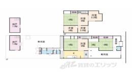 新町四条京町家間取り図面