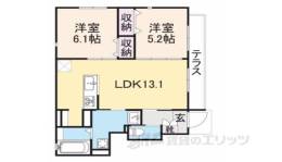 アムール京都梅小路間取り図面