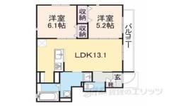 アムール京都梅小路間取り図面