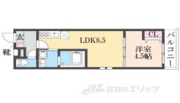 フジパレス尼崎三反田２番館間取り図面
