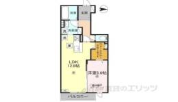 クレールY間取り図面