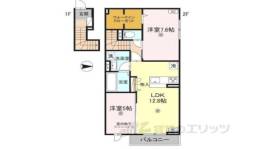 クレールY間取り図面