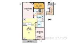 クレールY間取り図面