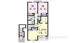ボヌールＢ間取り図面
