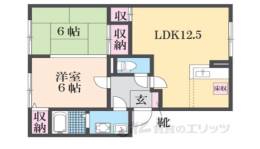 ライフガーデン１間取り図面