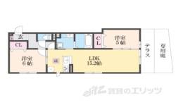 D-ROOM西院小米間取り図面