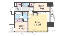 STANDZ京都二条間取り図面
