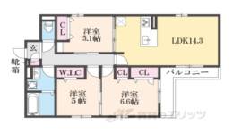クラシスト南塚口間取り図面