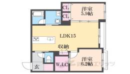 シャーメゾンアリビオ間取り図面