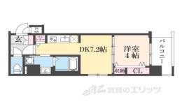 ベラジオ雅び京都西院２間取り図面