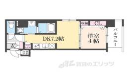 ベラジオ雅び京都西院２間取り図面