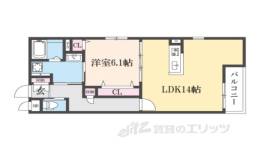 COMFY COURE五条西洞院間取り図面