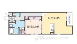 COMFY COURE五条西洞院間取り図面