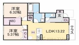 アムールメゾン葛城間取り図面