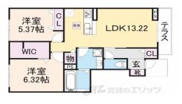 アムールメゾン葛城間取り図面