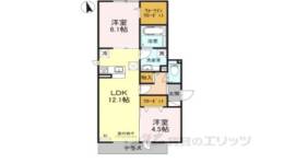 クローバー友井間取り図面