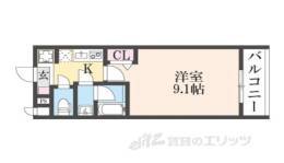 LA FITE KYOTO OIKE _WEST間取り図面