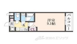 LA FITE KYOTO OIKE _WEST間取り図面