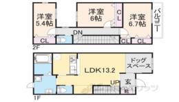 Ｖｉｓｓｏ（ワンちゃんと私の家）間取り図面