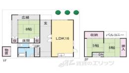 貸家間取り図面