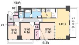 フォレステージュ武庫之荘間取り図面
