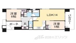 四条烏丸クロスマーク間取り図面