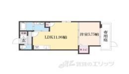 BRIGHENCE御陵南WEST間取り図面