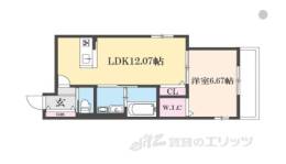 BRIGHENCE御陵南WEST間取り図面