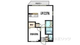 BRIGHENCE御陵南WEST間取り図面