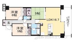 サンクタスリビオ学園前大和花のまち間取り図面