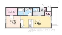 牧野阪新築アパート間取り図面